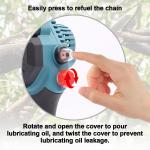 8'' Mini Cordless Chainsaw with 2 Batteries