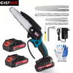 Cordless Mini Chainsaw with Two Batteries