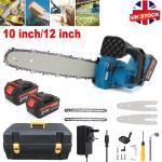 21V 10" Electric Cordless Chainsaw with Batteries