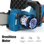 21V 10" Electric Cordless Chainsaw with Batteries