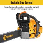 58cc 20" Easy-Start Petrol Chainsaw Top Handle