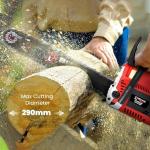 BU-KO 65cc Petrol Chainsaw with 2 Chains