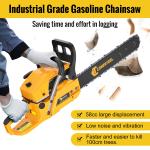 58cc 20" Easy-Start Petrol Chainsaw Top Handle
