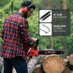 BU-KO 65cc Petrol Chainsaw with 2 Chains