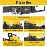 2025 2.55KW 58cc Petrol Chainsaw with 20-Inch Bar