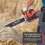 BU-KO 65cc Petrol Chainsaw with 2 Chains