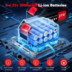 16-Inch Cordless Electric Chainsaw with Batteries