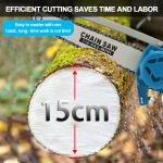 Cordless 2-in-1 Pole Chainsaw with Batteries