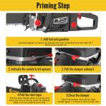 58cc 18" Petrol Chainsaw with Easy Start