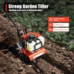 52CC Cordless Petrol Tiller for Easy Lawn Cultivation