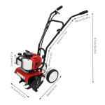 52CC Petrol Garden Cultivator Tiller Rotavator