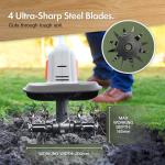 VonHaus Cordless Garden Tiller with 20V Battery