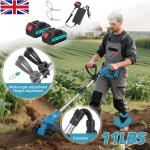 21V Cordless Cultivator Tiller for Garden Use
