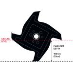 52cc 2-Stroke Petrol Garden Tiller and Cultivator