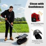 52CC Gas Powered Lawn Sweeper Brush Tool