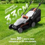 Litheli Cordless 20V Lawn Mower with Battery