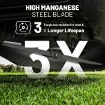 Litheli Cordless 20V Lawn Mower with Battery