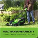 Greenworks 40V 14" Cordless Electric Lawn Mower