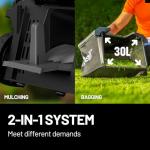 Litheli Cordless 20V Lawn Mower with Battery