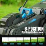 MightyMow Cordless 18-Inch Self-Propelled Lawn Mower