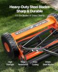 VEVOR 16 Inch Manual Push Reel Lawn Mower