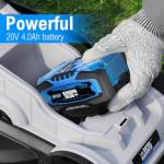 Royal Garden 13-Inch Cordless Electric Push Mower