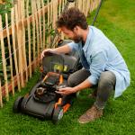 WORX 40V Cordless Lawn Mower with 2 Batteries