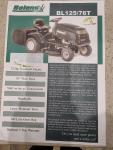 Bolens BL125 Garden Tractor Lawn Mower