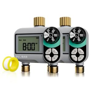 QUOBAS 2-Pack Programmable Sprinkler Timer
