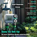 QUOBAS 2-Pack Programmable Sprinkler Timer