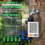Programmable Garden Hose Sprinkler Timer with LCD