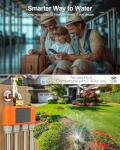 Smart Solar WiFi Sprinkler Timer for Gardens