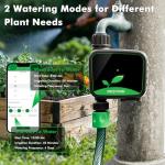 RESTMO WiFi Programmable Water Timer for Gardens