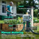 QUOBAS 2-Pack Programmable Sprinkler Timer