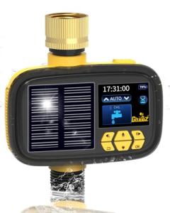 Solar Sprinkler Timer with Programmable Water Control