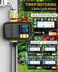 Solar Sprinkler Timer with Programmable Water Control