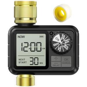 Xtsuen Garden Watering Timer with Rain Delay