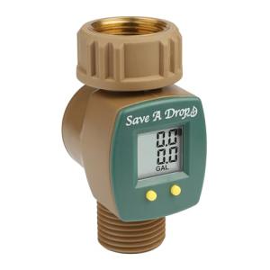 Brass Water Flow Meter for Garden Hoses