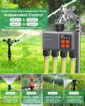 Johgee Smart WiFi Sprinkler Timer with 4 Zones