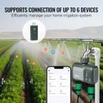 VEVOR Smart WiFi Sprinkler Timer with 2 Outlets
