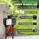 8-Zone Garden Hose Sprinkler Timer with LCD Display