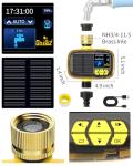 Solar Sprinkler Timer with Programmable Water Control