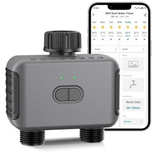 Haozee Smart Irrigation Timer with 2 Outputs