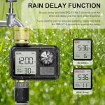 Xtsuen Garden Watering Timer with Rain Delay