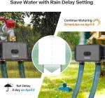 Smart Timer for 2-Outlet Water Sprinkler System