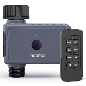 Insoma Remote-Controlled Sprinkler Timer for Gardens