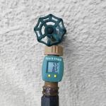 Brass Water Flow Meter for Garden Hoses