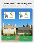 Programmable 2 Zone Sprinkler Timer for Garden