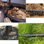 Teycooa 100 Ft Flat Soaker Hose for Gardens