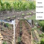 Teycooa 100 Ft Flat Soaker Hose for Gardens